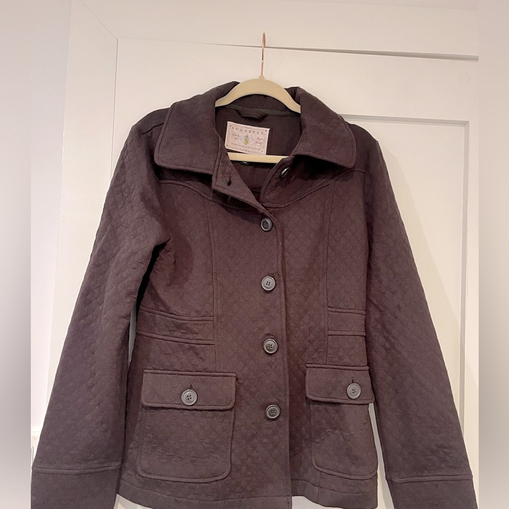 Brown tuft jacket